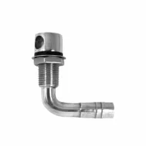 Racor para evasión de gases 90º