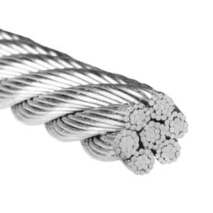 Cable 7 x 19 + 0 Inox 316 Muy Flexible