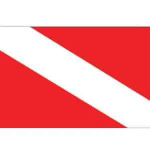 Bandera buceador individual