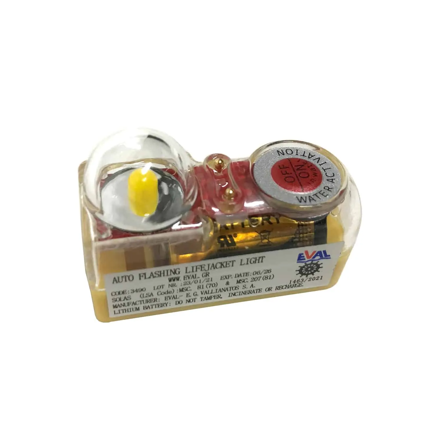 Luz LED para chaleco salvavidas