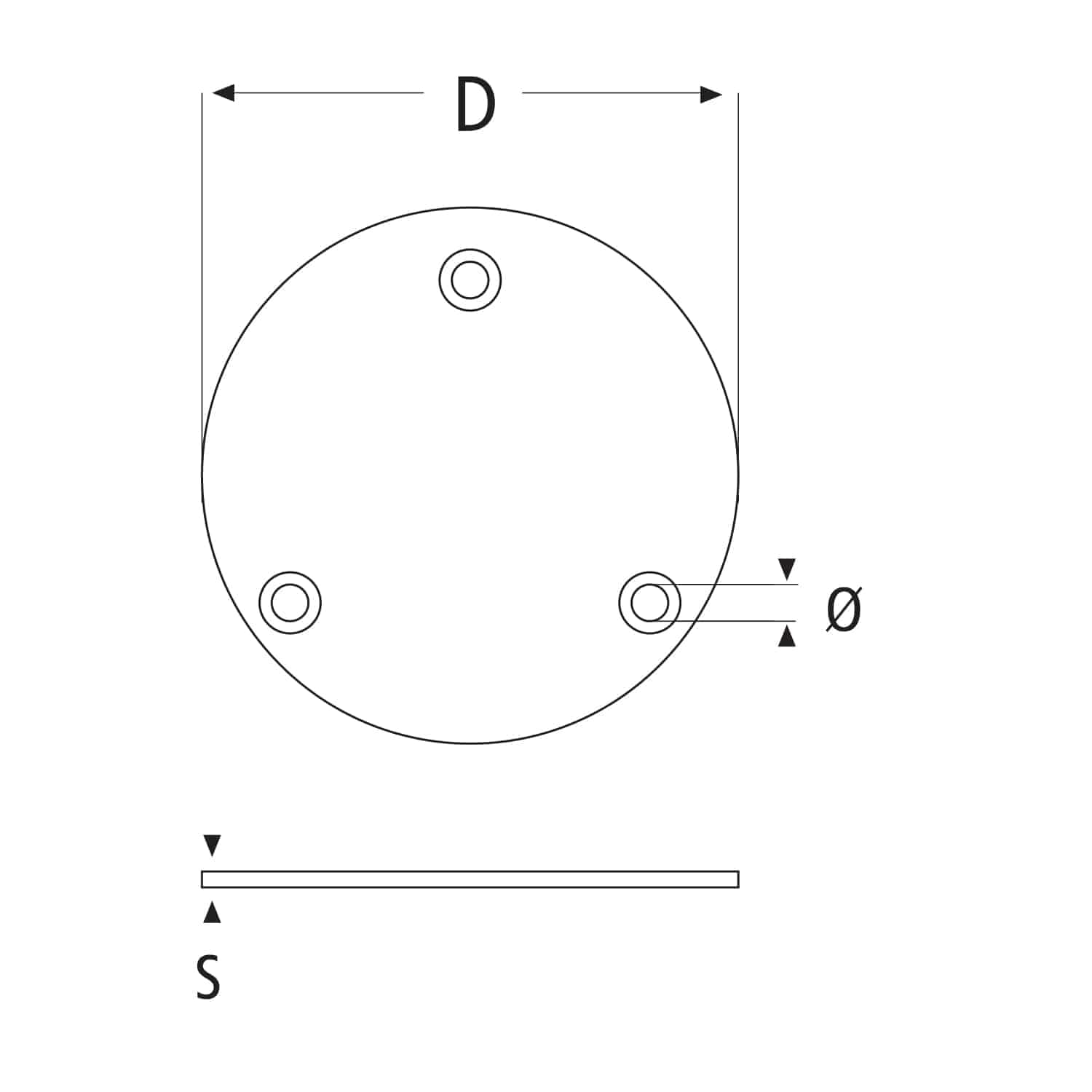 Pletinas para soldar 3 taladros