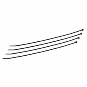 Abrazadera nylon dentada negra