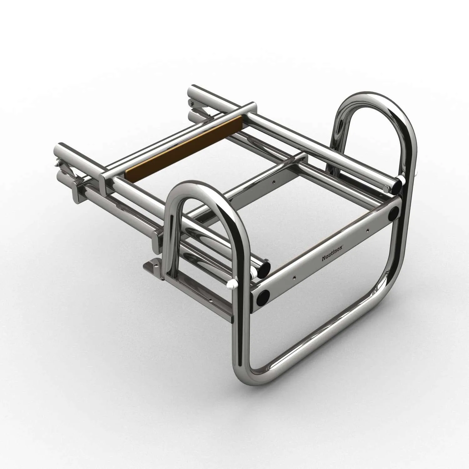 Escalera de baño ancha plegable 4 peldaños