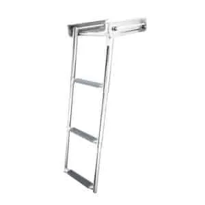 Escalera de baño telescópica bajo plataforma 3 peldaños