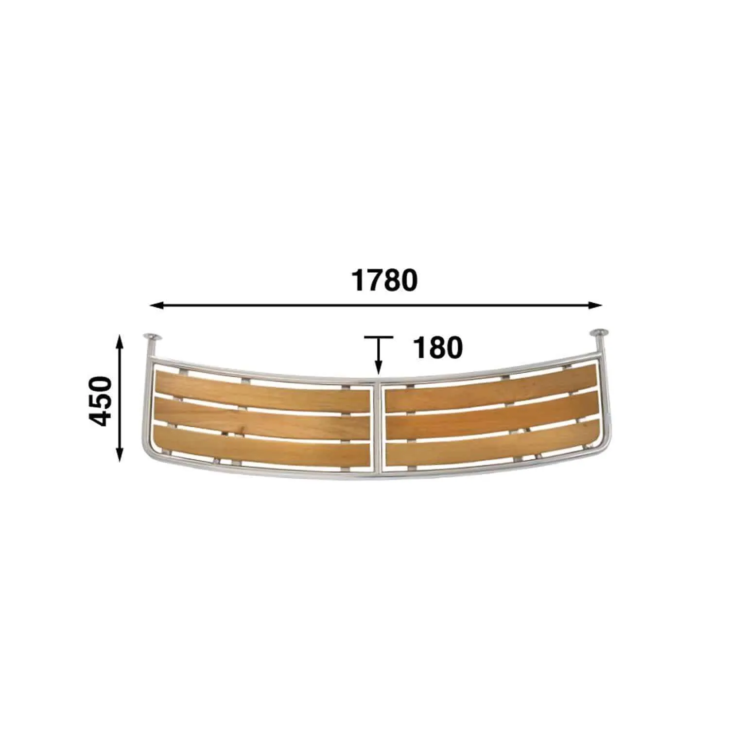 Plataforma de baño para motoras 1780 x 450 mm