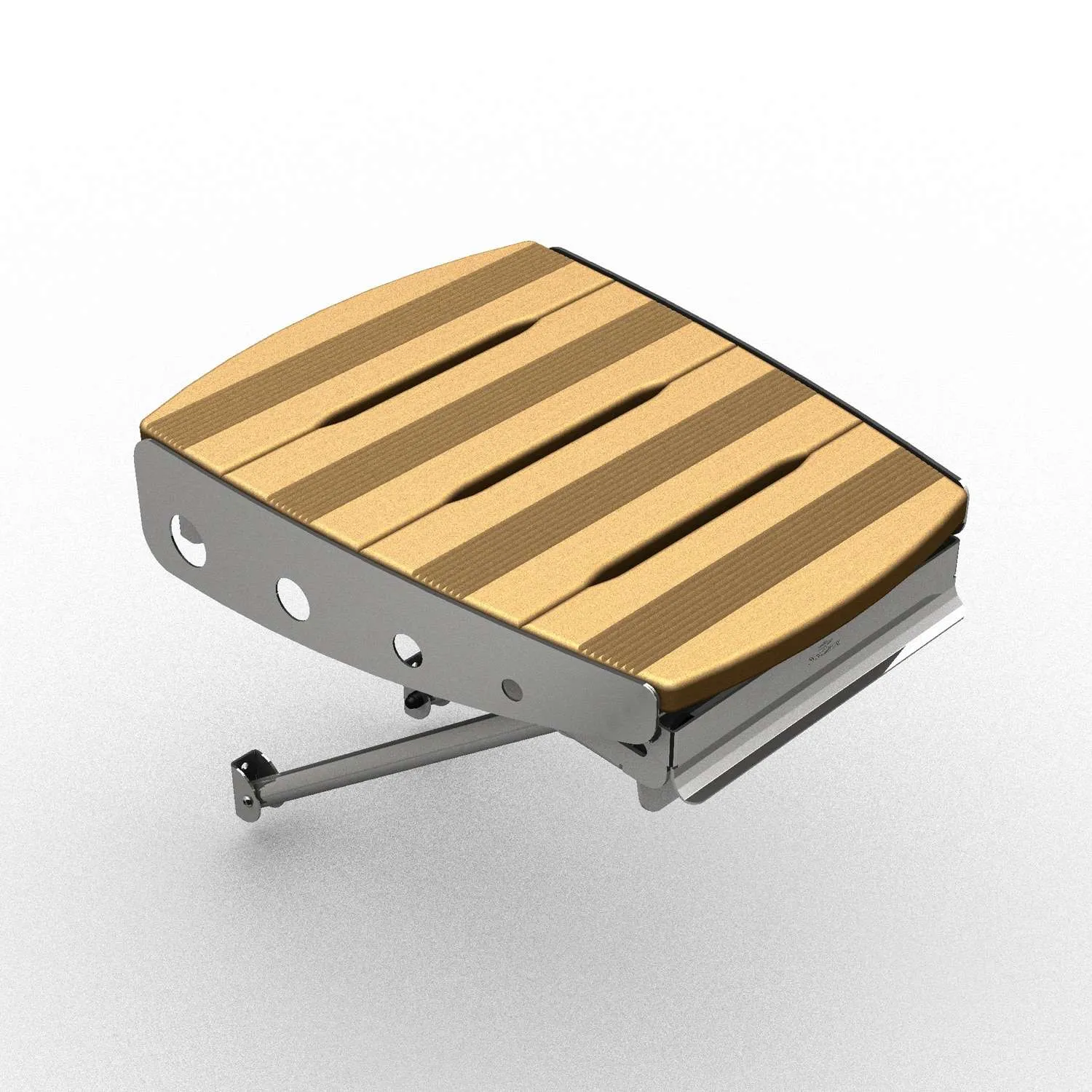 Plataforma de baño con escalera empotrable