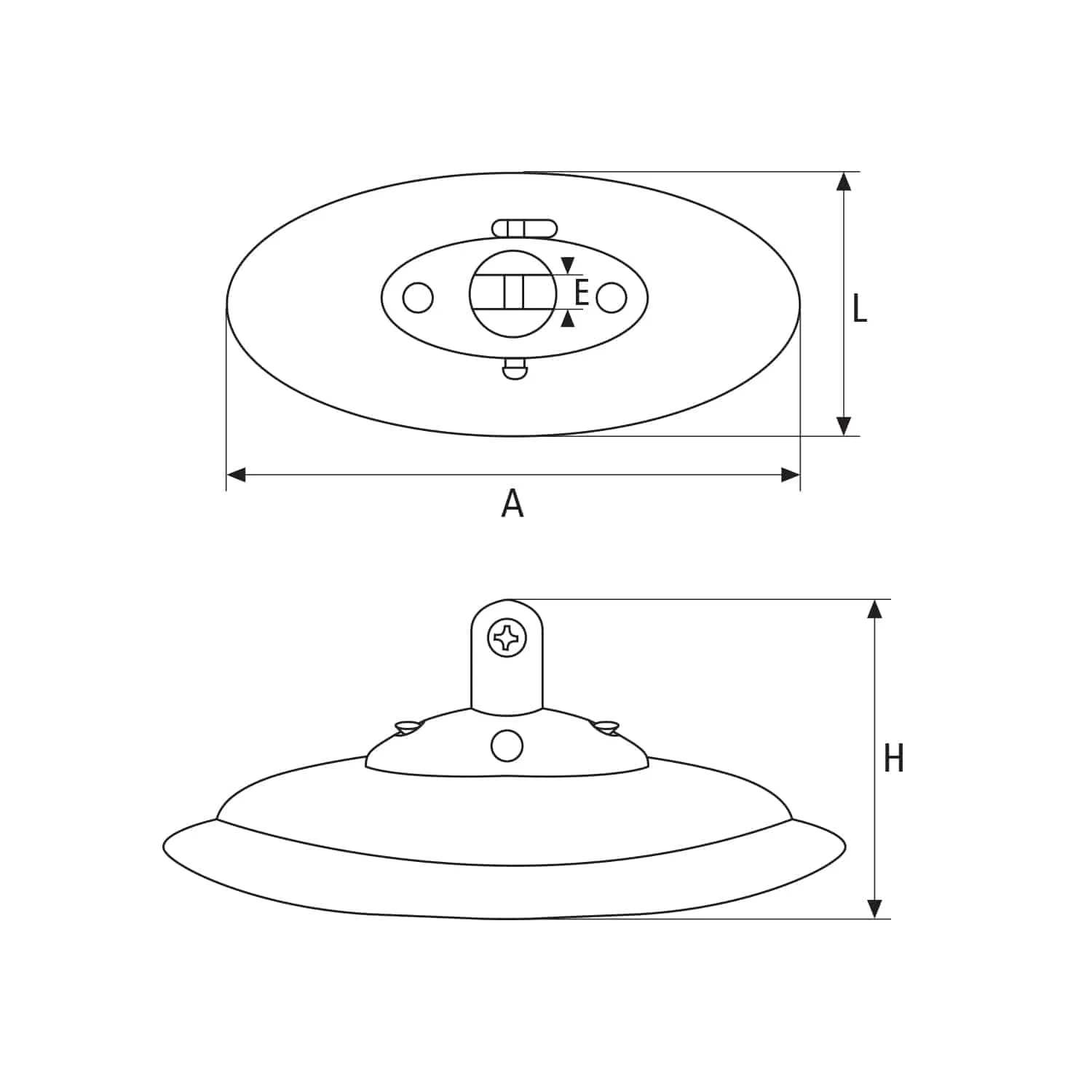 Base bimini para neumática