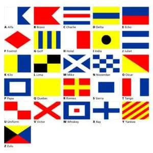 Código internacional de señales tipo 7