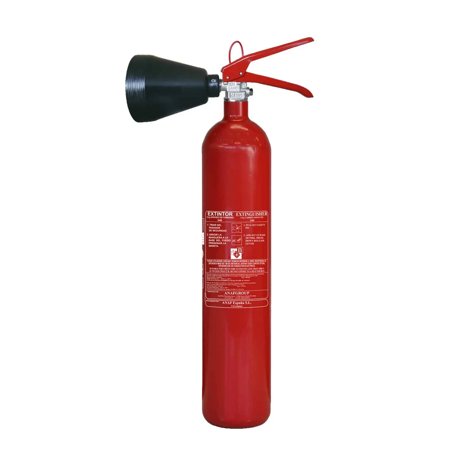 Extintor 2 Kg CO2