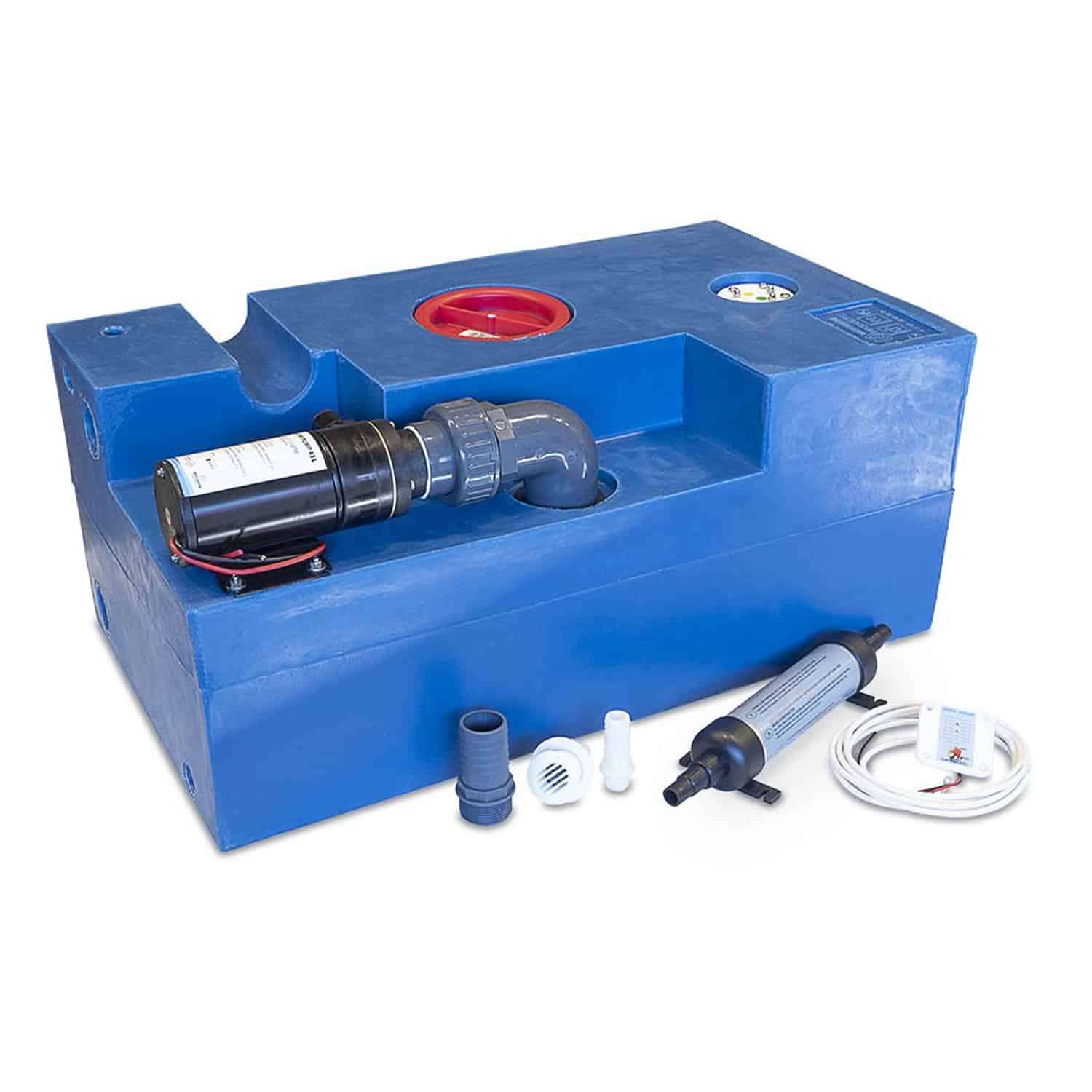 Kit depósito 72 litros para aguas negras