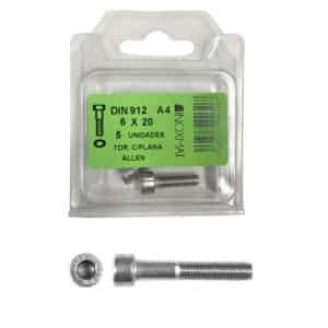 DIN 912 Tornillo allen cilíndrico (blíster)