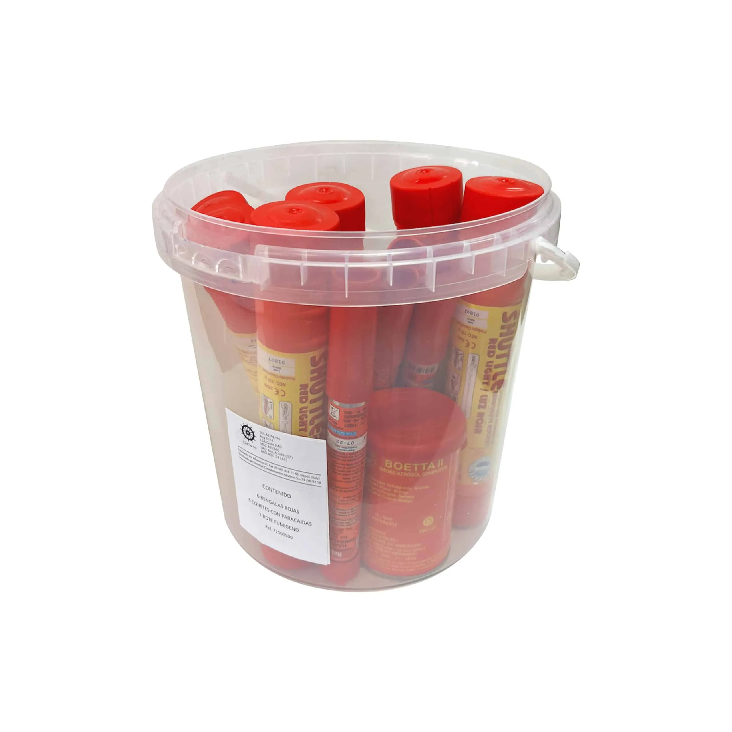 Pack pirotecnia zona 1 – 6 bengalas, 6 cohetes y 2 botes de humo
