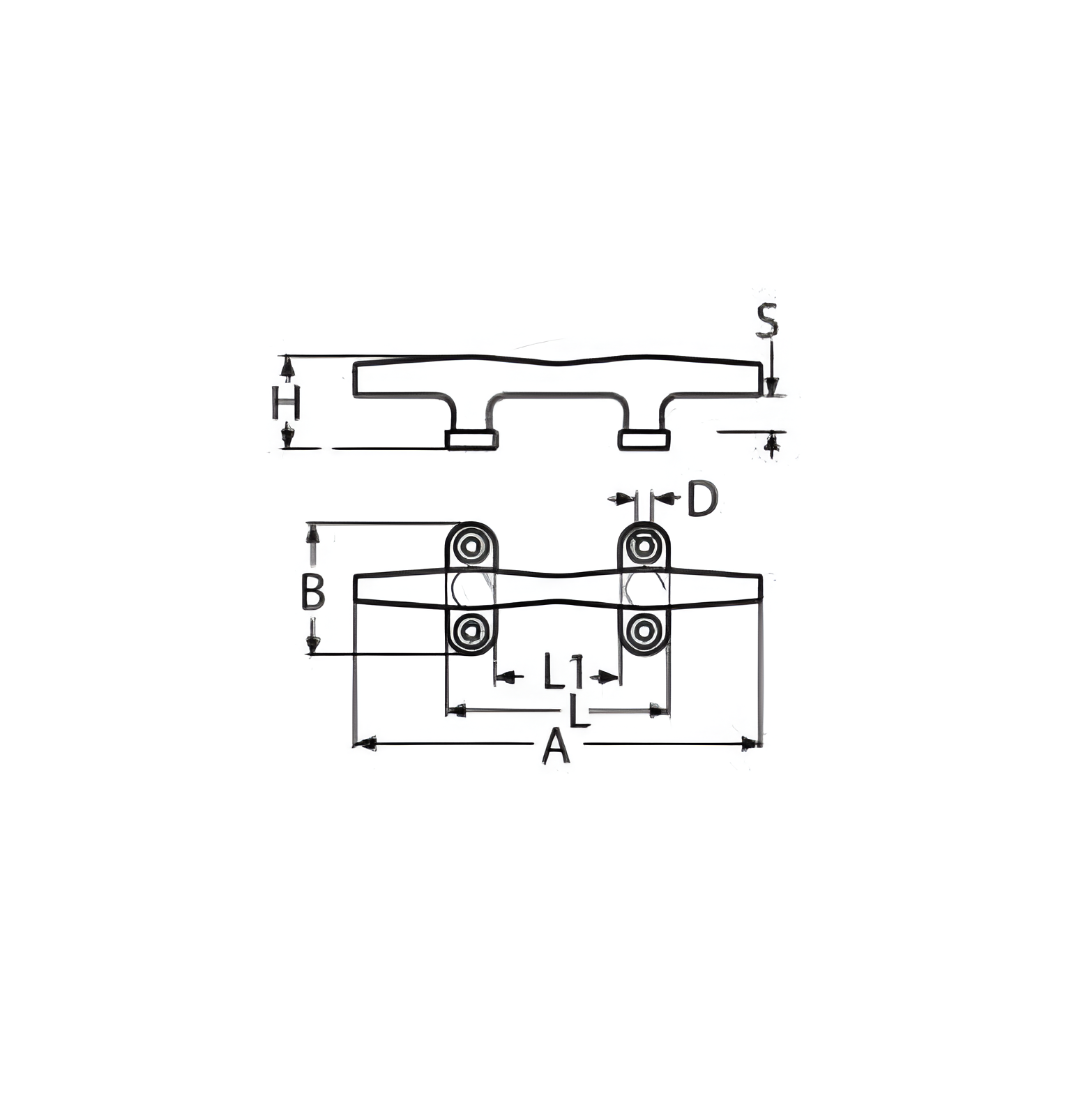 Cornamusa Inox 316