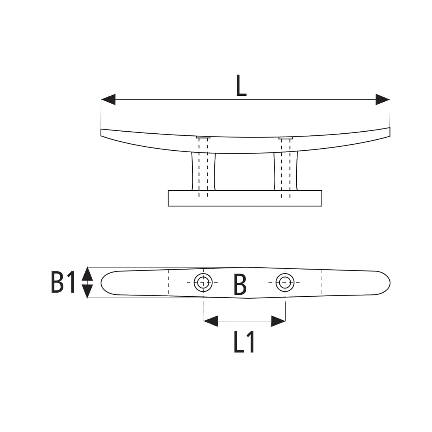 Cornamusa Inox 316