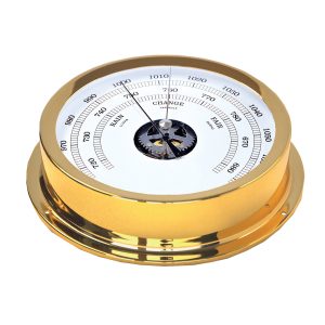 Barometro 175mm chapado en oro 25K