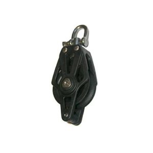 Polea simple con arraigo plain block 60