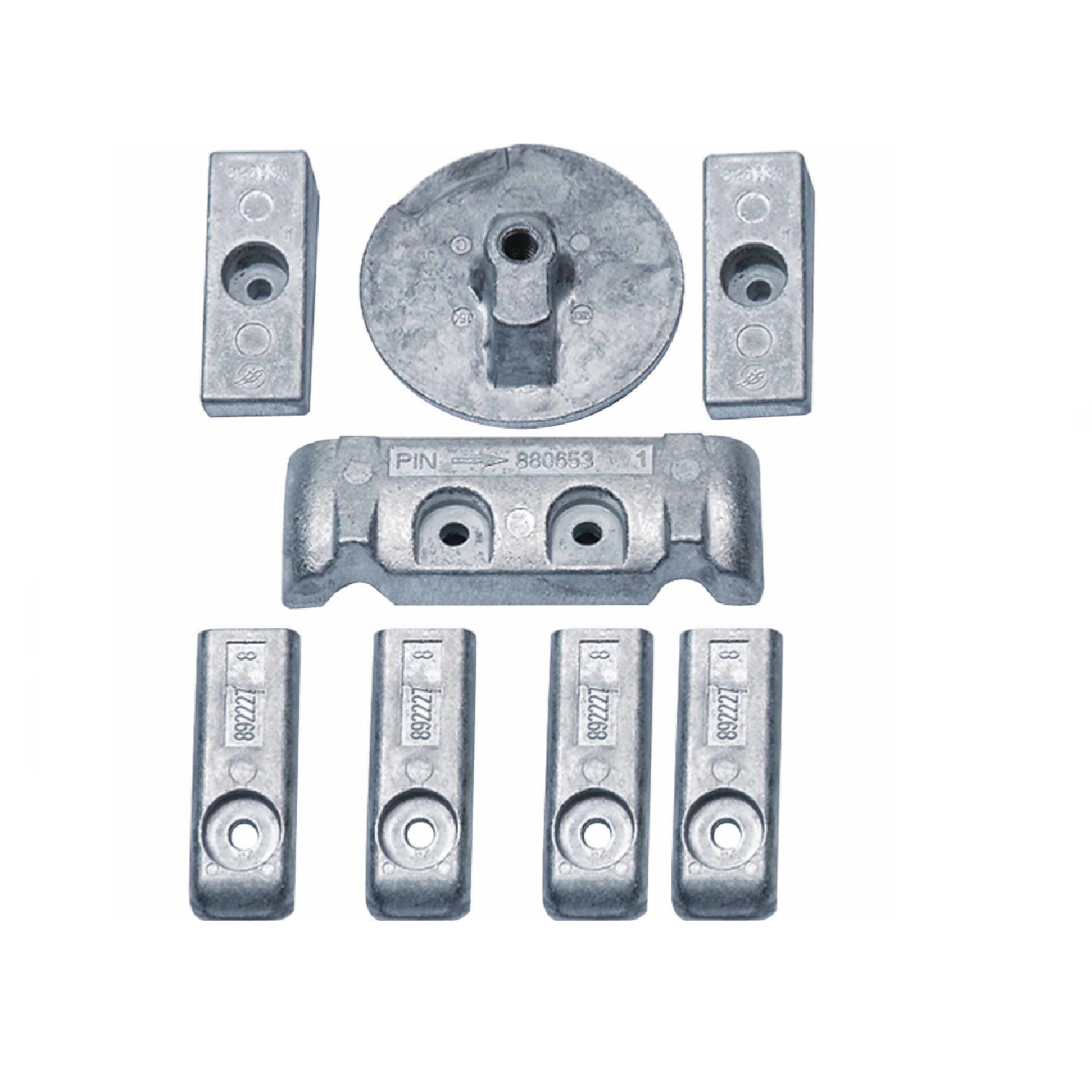 Kit anodo mercury verado 6 aluminio
